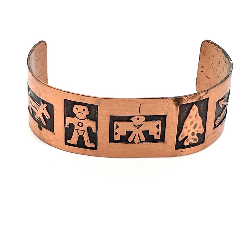 Vintage Copper Southwestern Cuff